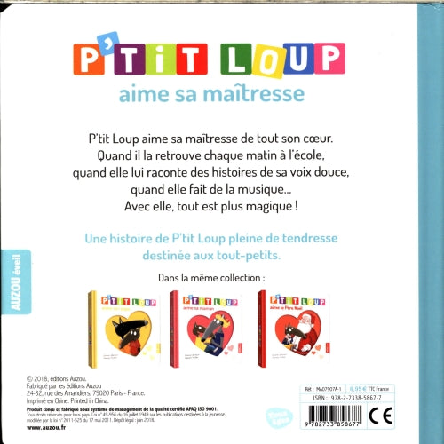 P'tit Loup aime sa maîtresse Livres OLF