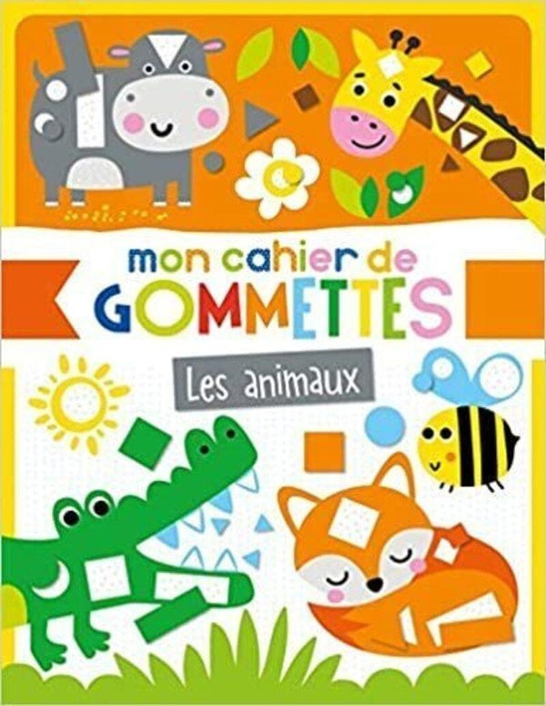 Mon cahier de gommettes - Les animaux Cahiers de jeux OLF