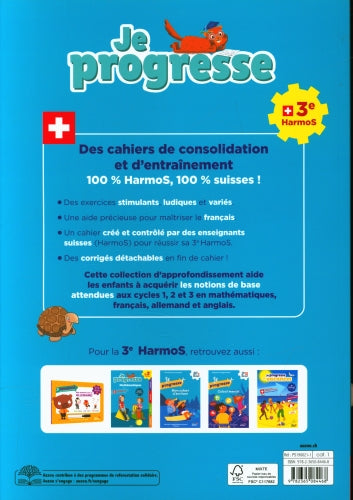 3ème HarmoS - Je progresse en français Appuis scolaires La family shop   