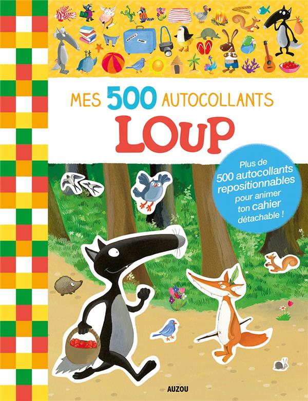Loup : Mes 500 Autocollants Cahiers de jeux OLF   