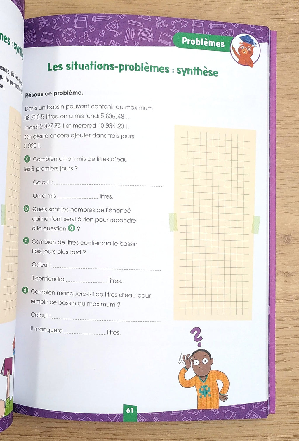 Exercice Math 7 Cahier d'exercices de maths, 7ème harmos, 7P Harmos. Je progresse en ...