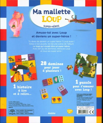 Ma Mallette Loup : Super-héros Jeux & loisirs créatifs La family shop   