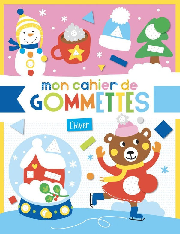 Mon cahier de gommettes - Hiver Cahiers de jeux OLF