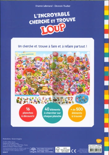 L'incroyable Cherche Et Trouve Loup Livres OLF   