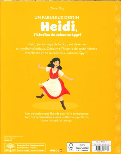Heidi, L'héroïne de Johanna Spyri Livres OLF   