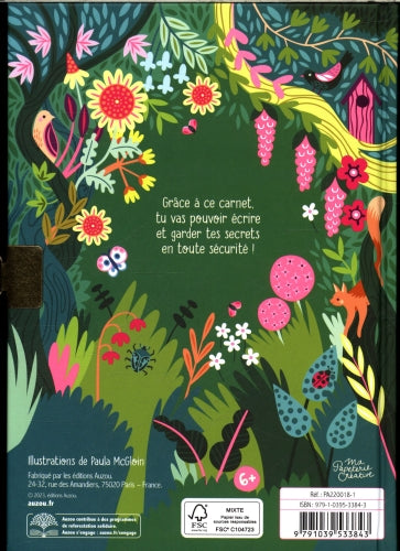 Mon Carnet Jardin Secret Livres OLF   