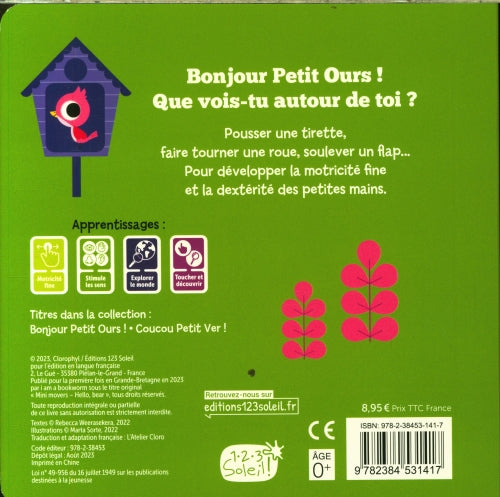 Pousser -Tourner - Soulever - Bonjour Petit Ours ! Livres OLF