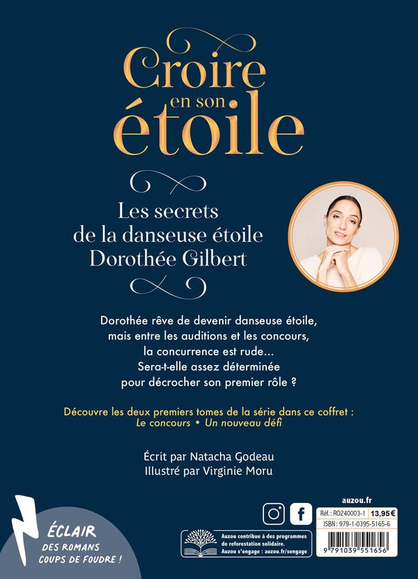 Coffret - Croire en son étoile - L'enfance de Dorothée Gilbert : Le concours et Un nouveau défi Livres Auzou - OLF