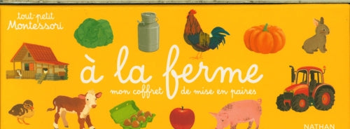 Tout-petit Montessori - A la ferme - mon coffret de mise en paire Montessori & Steiner OLF