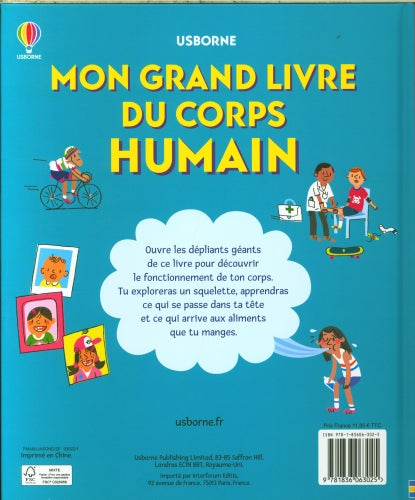 Mon grand livre du corps humain Livres OLF