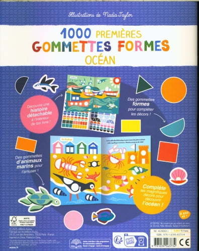 1000 premières gommettes : Formes Jeux & loisirs créatifs OLF