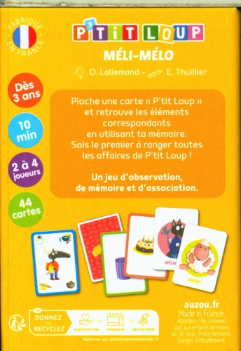 P'tit Loup : méli-mélo Cahiers de jeux OLF