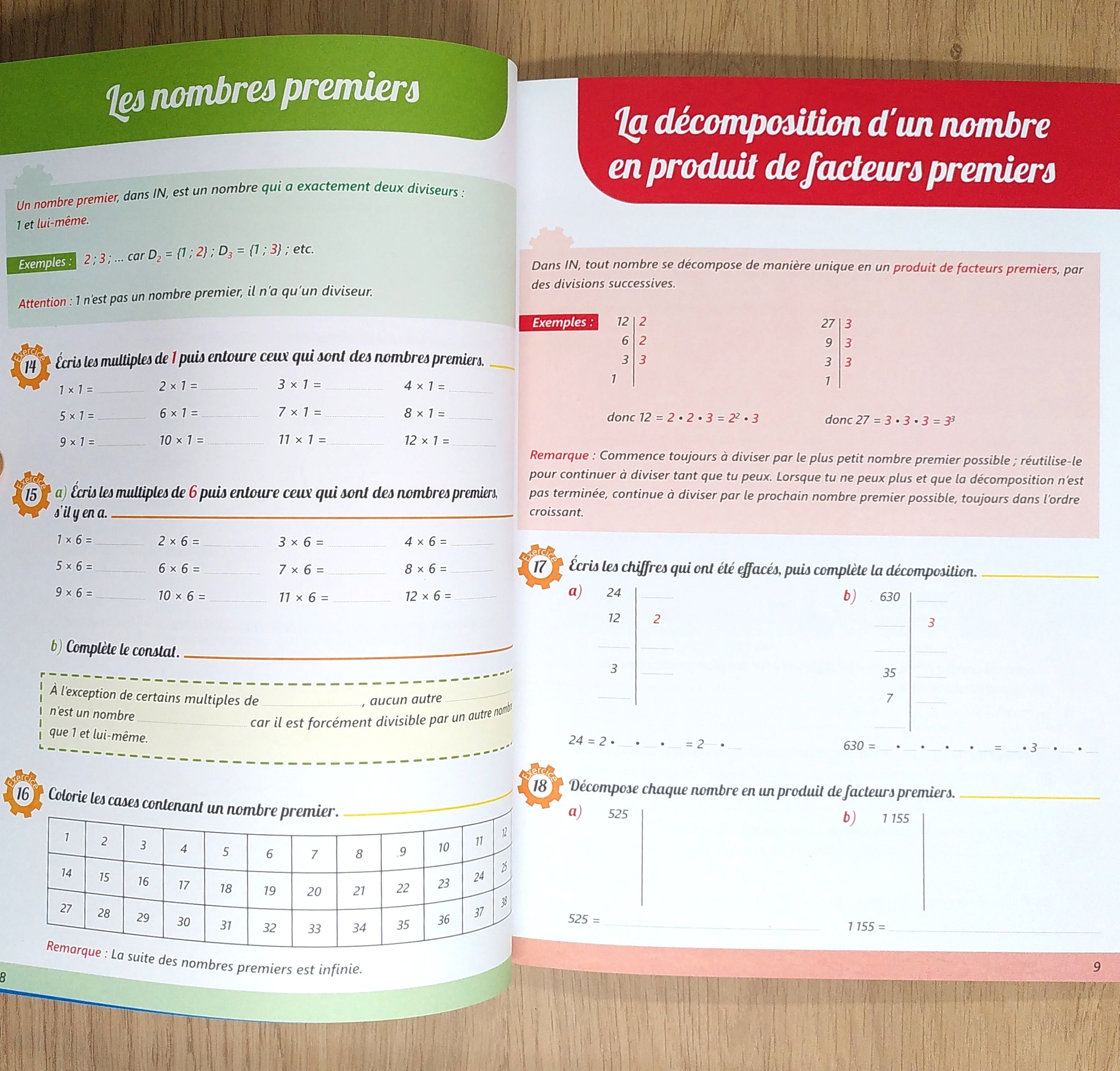 9ème Harmos - Je progresse en mathématiques Appuis scolaires La family shop   