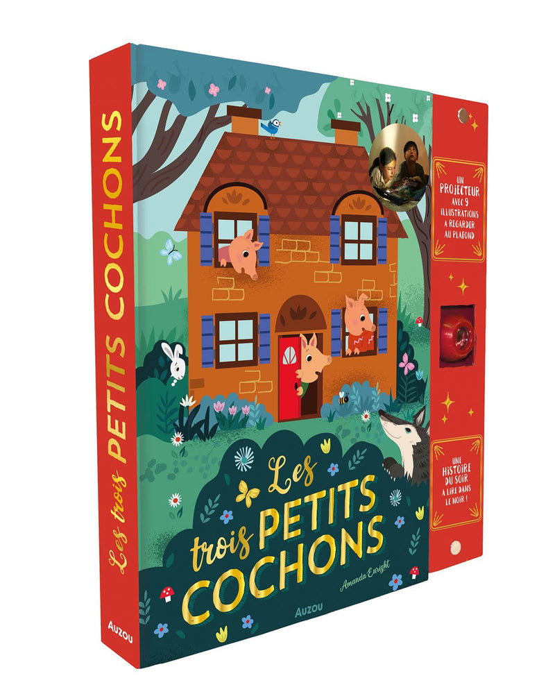 Les trois petits cochons - livre projecteur Livres OLF   