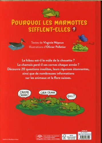 Pourquoi les marmottes sifflent-elles ? Livres La family shop   