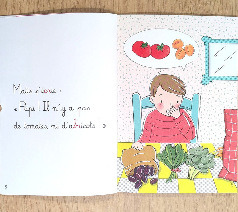 A la mer - Mes premières lectures Montessori - Lettres en lié (cursive) - N2 Montessori & Steiner La family shop   