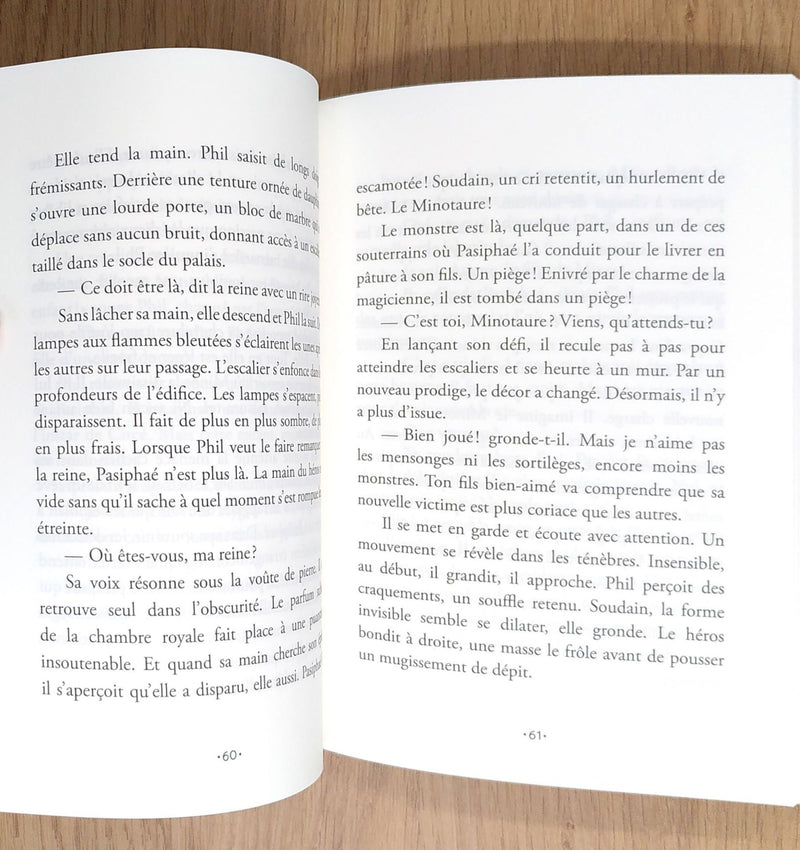 Les secrets de l'Olympe Tome 6 : Le labyrinthe du Minotaure - Grand Format Livres OLF   