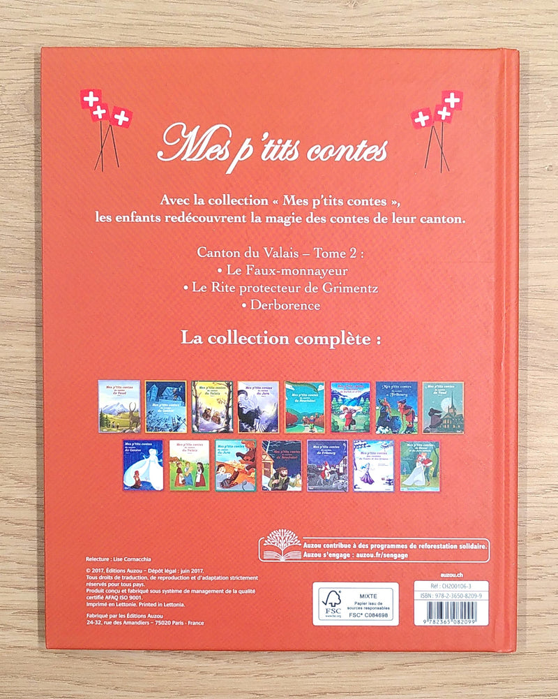 Mes p'tits contes du canton du Valais - T2 Livres La family shop   