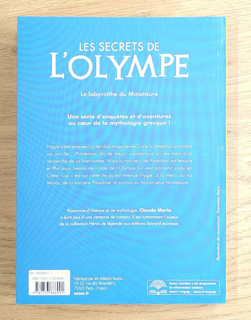 Les secrets de l'Olympe Tome 6 : Le labyrinthe du Minotaure - Grand Format Livres OLF   