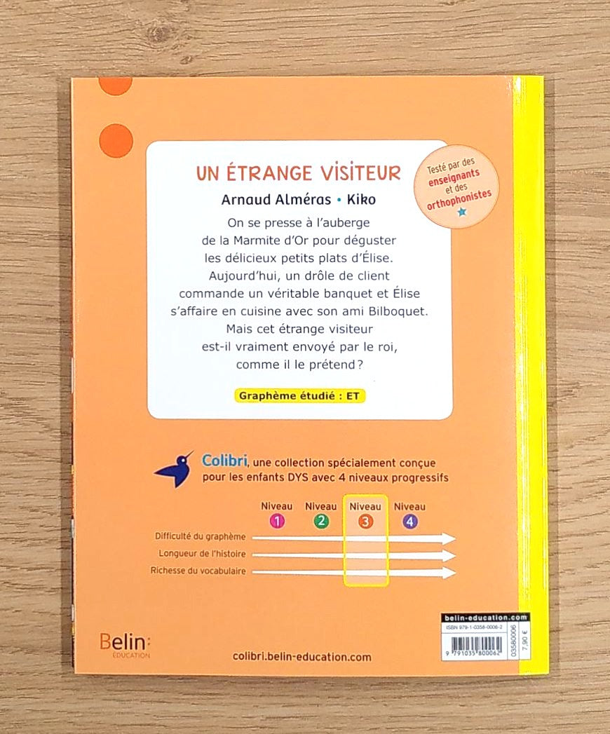 Un étrange visiteur. Dyslexie N3 - 4-5P Dyslexie et concentration La family shop   