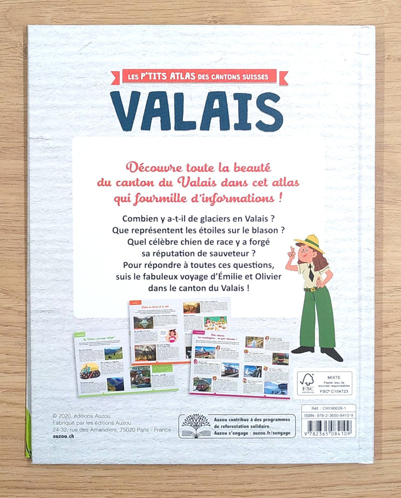 Mon petit atlas du canton du Valais - Dès 6 ans Livres La family shop   