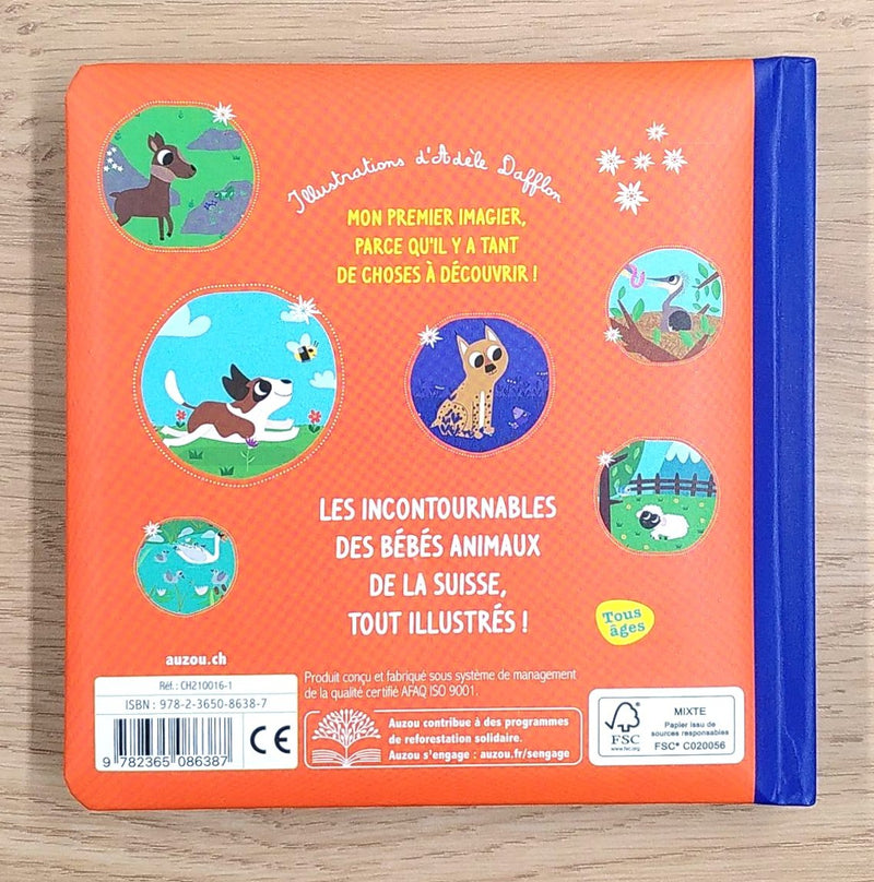 Mon premier imagier : les bébés animaux suisses Livres La family shop   