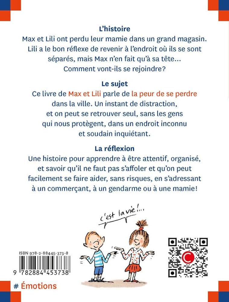 Max et Lili se sont perdus Livres OLF   