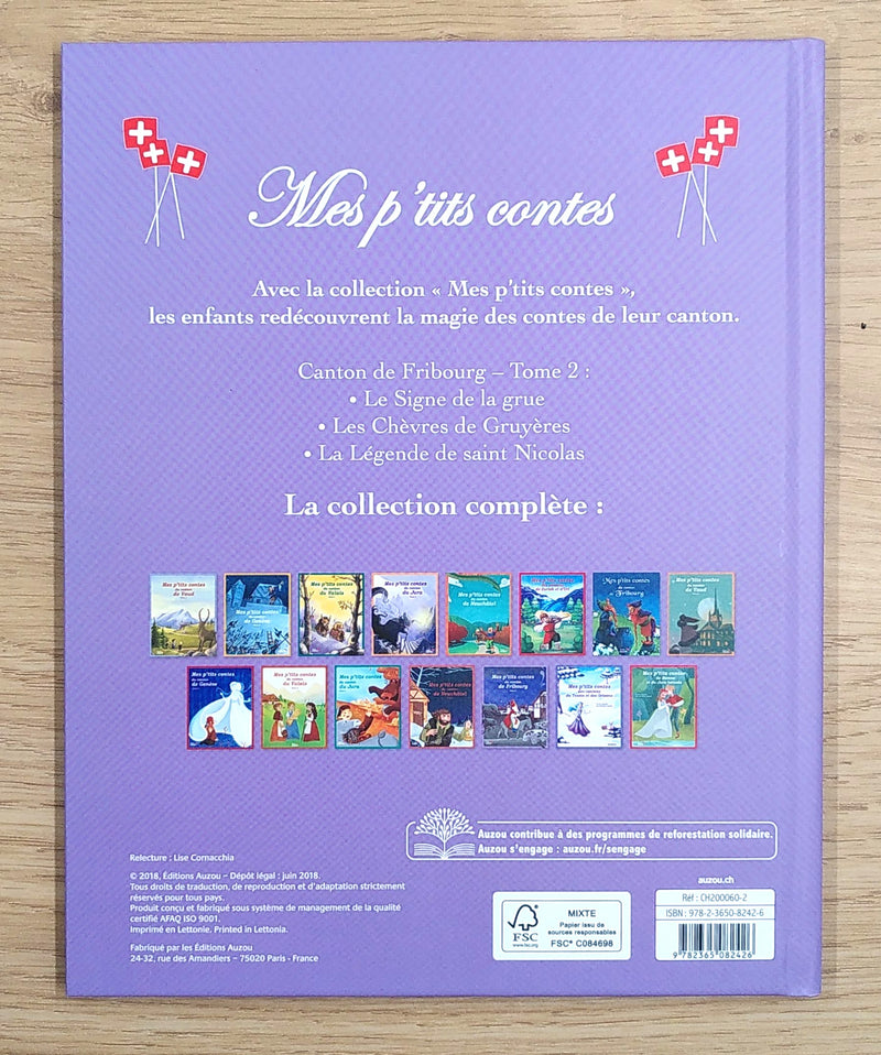 Mes p'tits contes du canton de Fribourg - Tome 2 Livres La family shop   