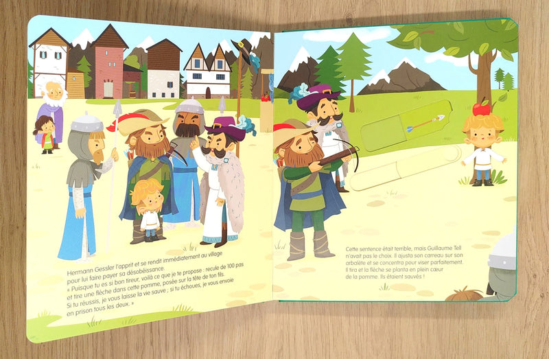 Mes contes à animer - Suisse : La légende de Guillaume Tell Livres La family shop   