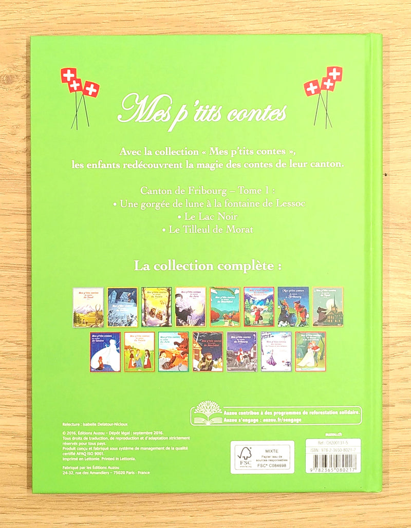 Mes p'tits contes du canton de Fribourg - Tome 1 Livres La family shop   