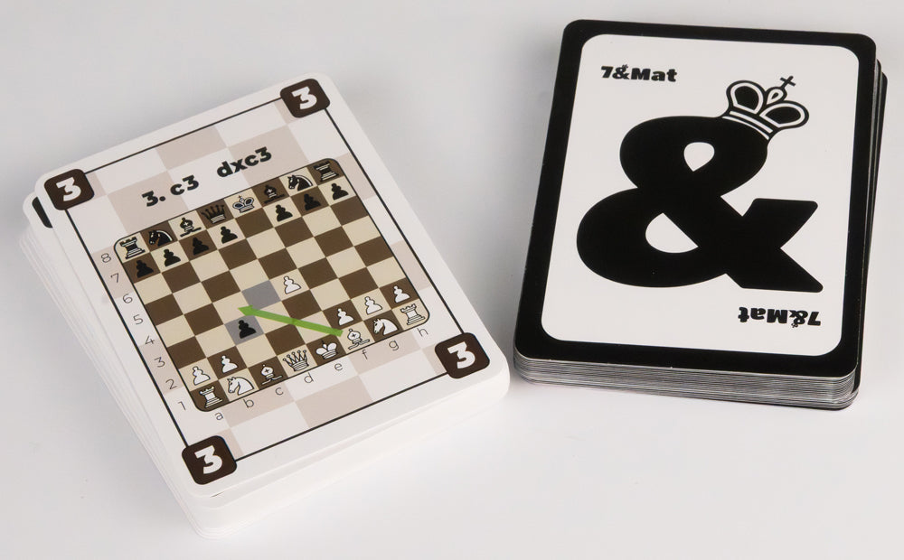 Jeu de cartes autour des échecs : 7 et mat - Dès 10 ans