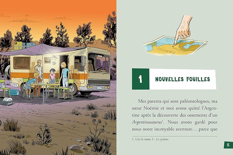 DinosauRex - Tome 2 : Dans la forêt colombienne  - Dès 7 ans Livres OLF   