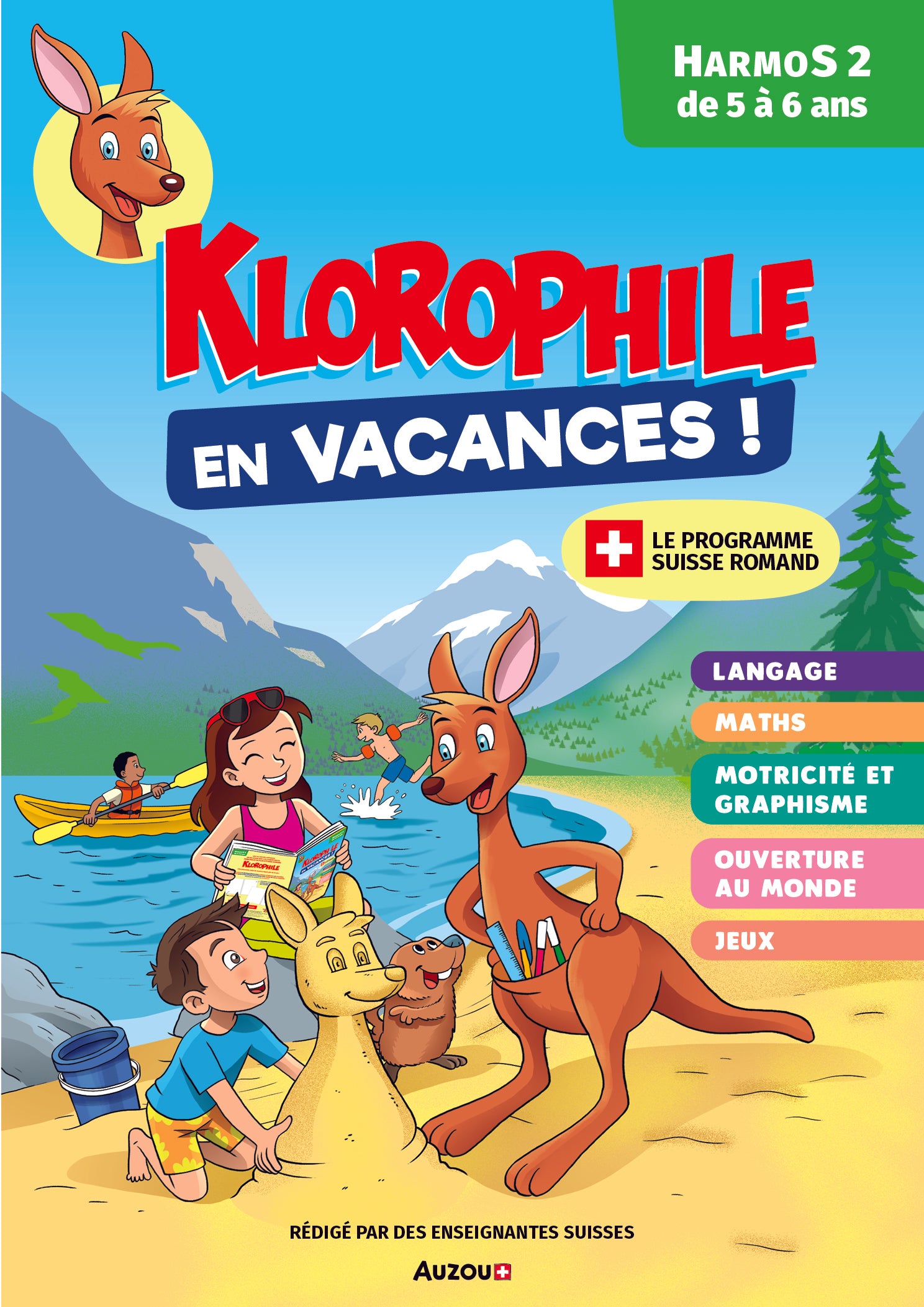 15 jours en vacances, Klorophile - Maths, Français, Dessin, Jeux - 2ème. Cahiers de vacances OLF