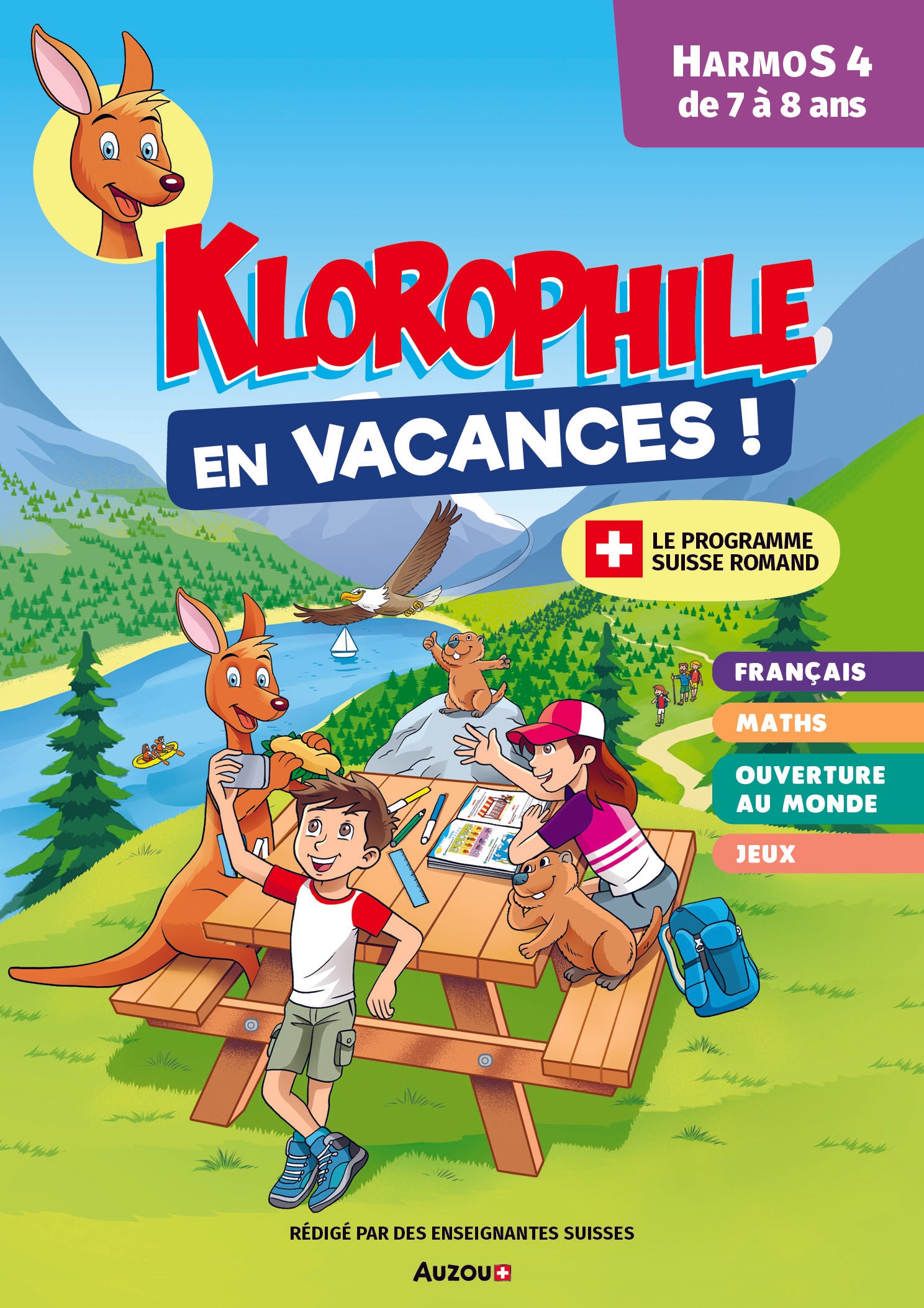 15 jours en vacances, Klorophile - Maths et Français - 4ème. Cahiers de vacances OLF
