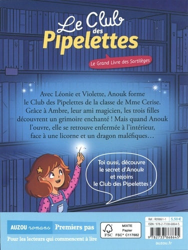 Le club des Pipelettes - T7: Le grand livre des sortilèges Livres OLF   