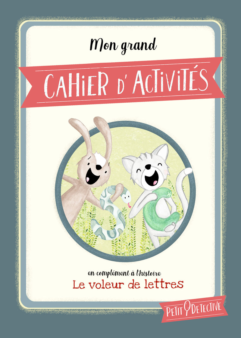 Mon grand cahier d'activités  - Le voleur de lettres - Dès la 1ère harmos Cahiers de jeux La family shop   