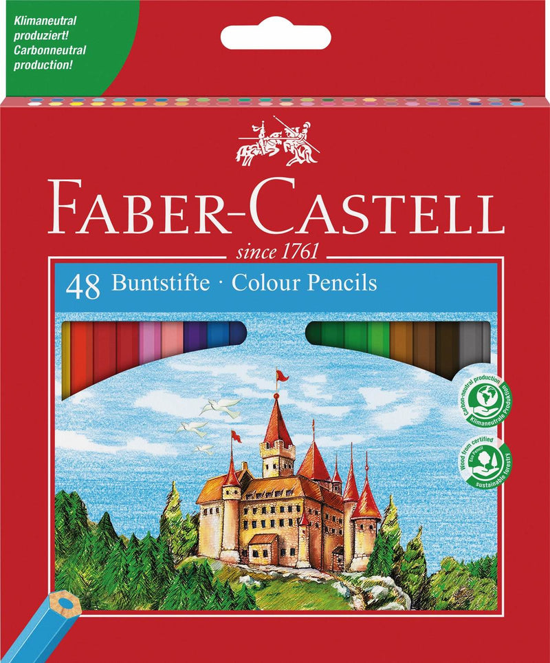 Crayons de couleur FABER-CASTELL - set de 48 Jeux & loisirs créatifs Opitec   