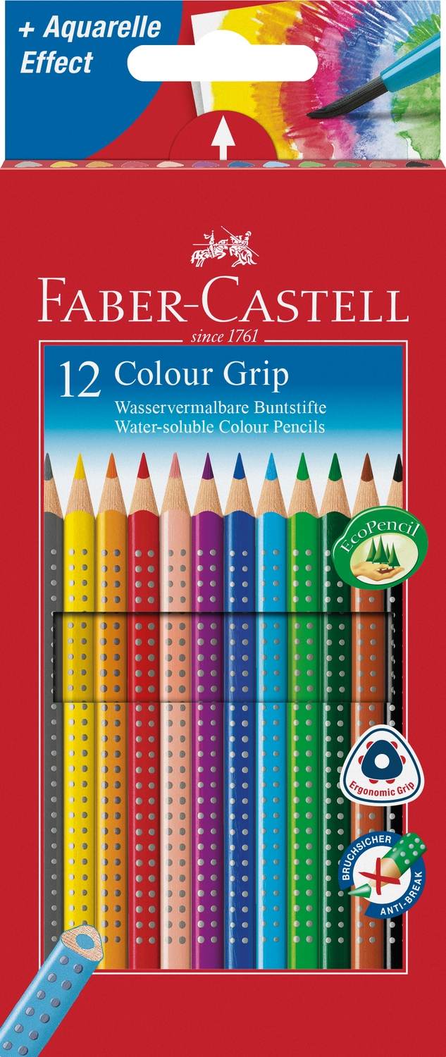 Crayons de couleur FABER-CASTELL - prise en main sûre Jeux & loisirs créatifs Opitec   