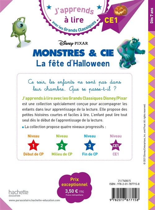 Monstres & Cie : la fête d'halloween Livres OLF