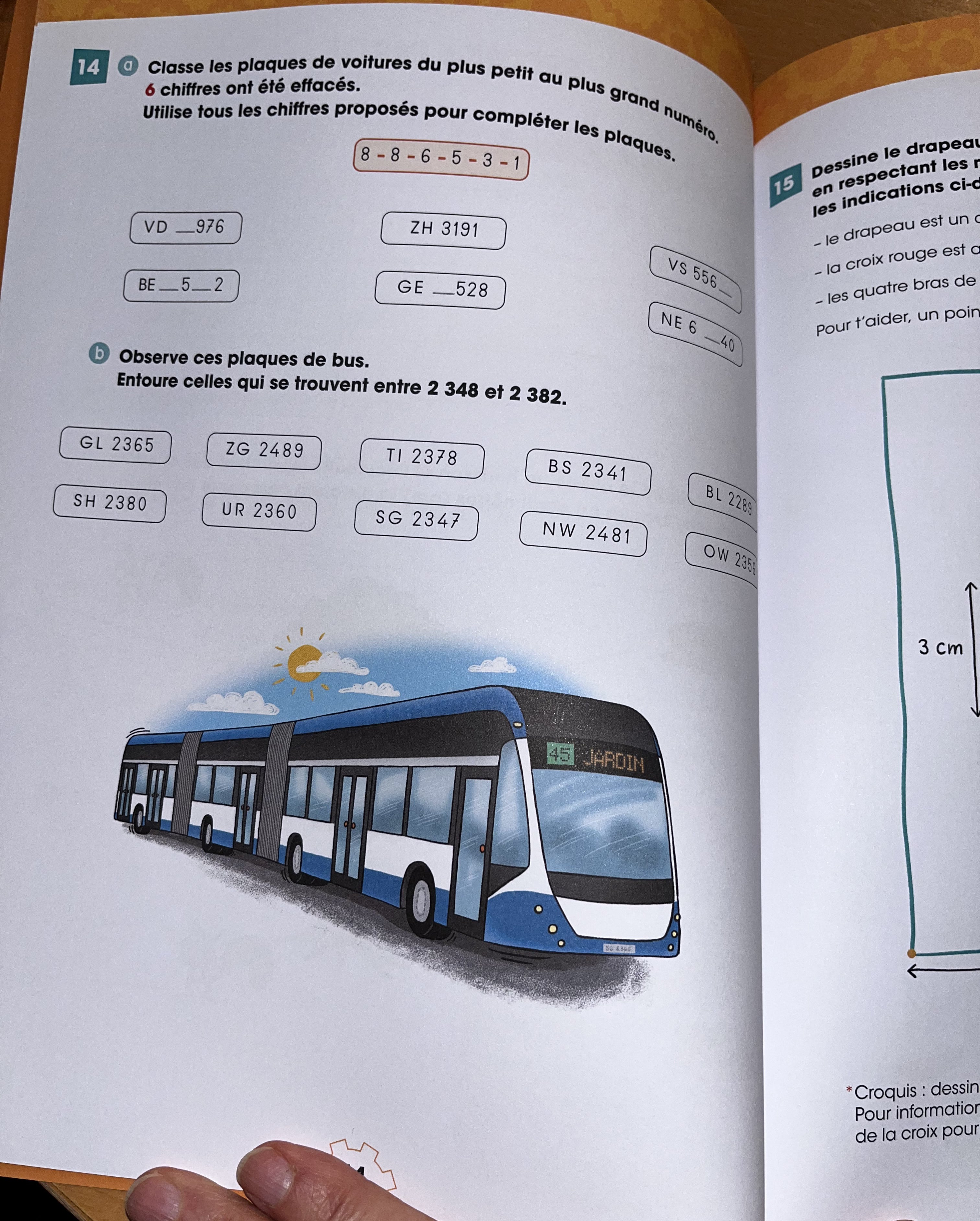 6e HarmoS - Cahier de préparation aux épreuves communes de maths (ECR) Appuis scolaires Auzou - OLF