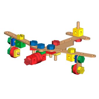 Jeu de construction en bois pour enfants – Construction et imagination - dès 3 ans