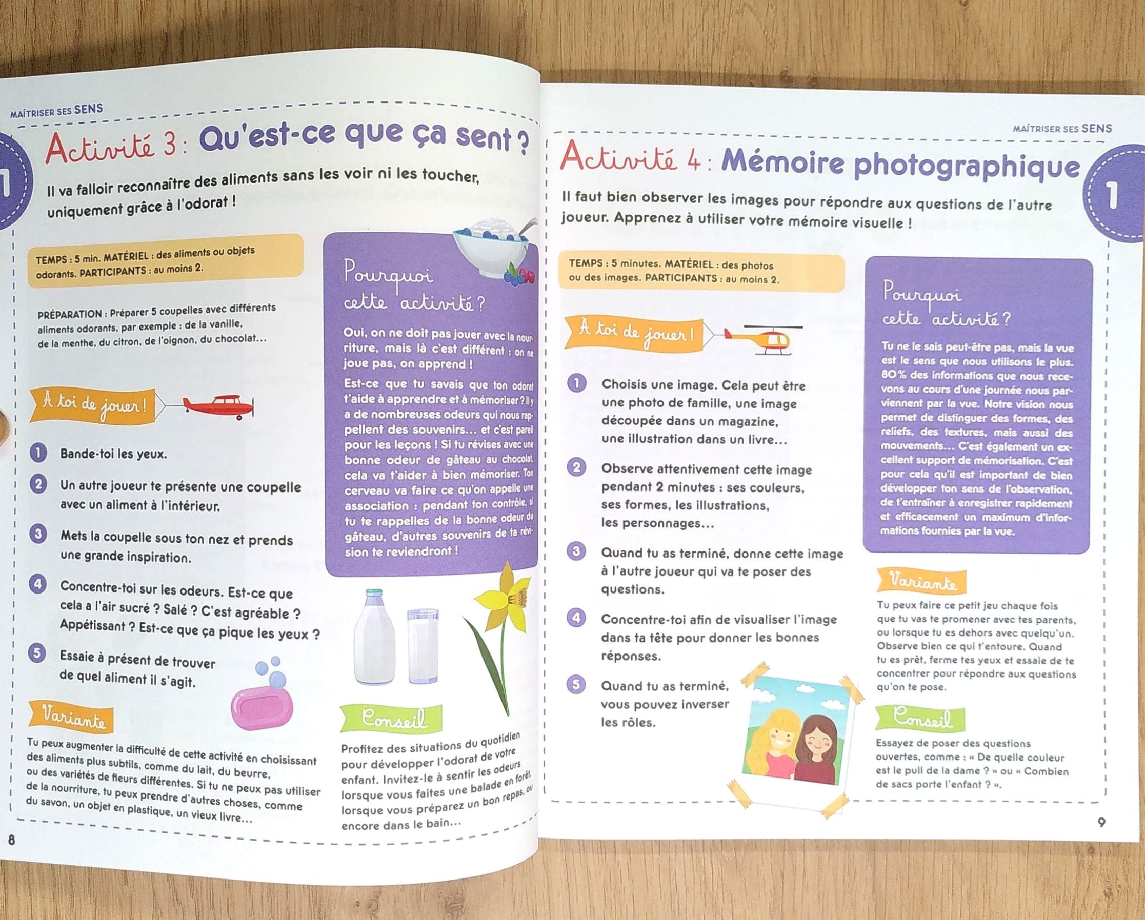 Cahier de jeux: 50 activités bienveillantes pour mieux se concentrer - 6-9 ans Cahiers de jeux OLF   