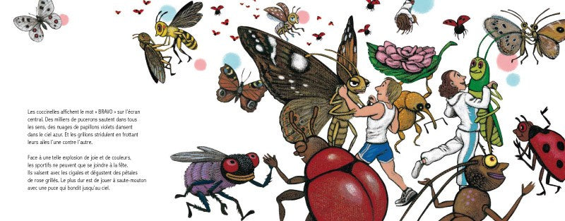 Les jeux olympiques des insectes Livres OLF   