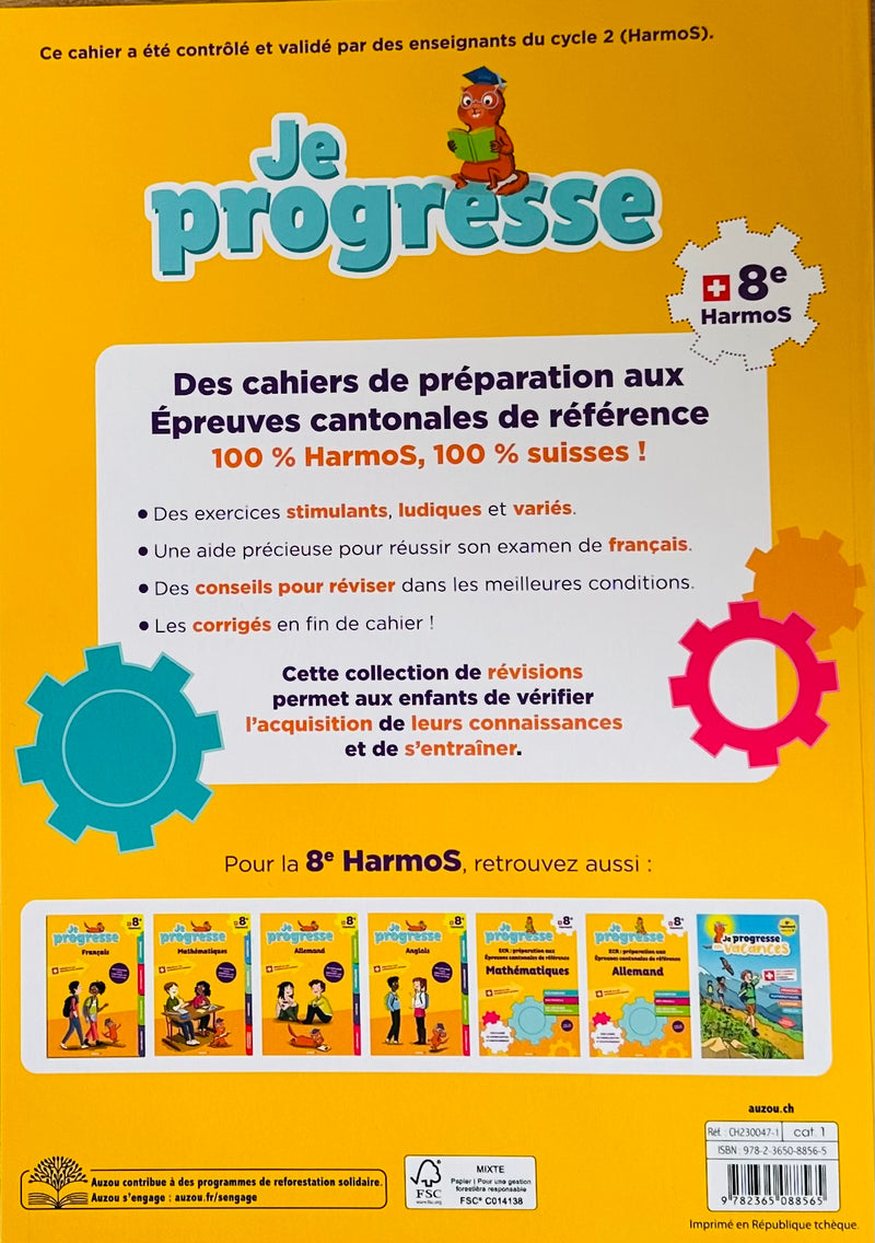 8ème HarmoS - Cahier de préparation aux épreuves communes de français (ECR) Appuis scolaires La family shop   
