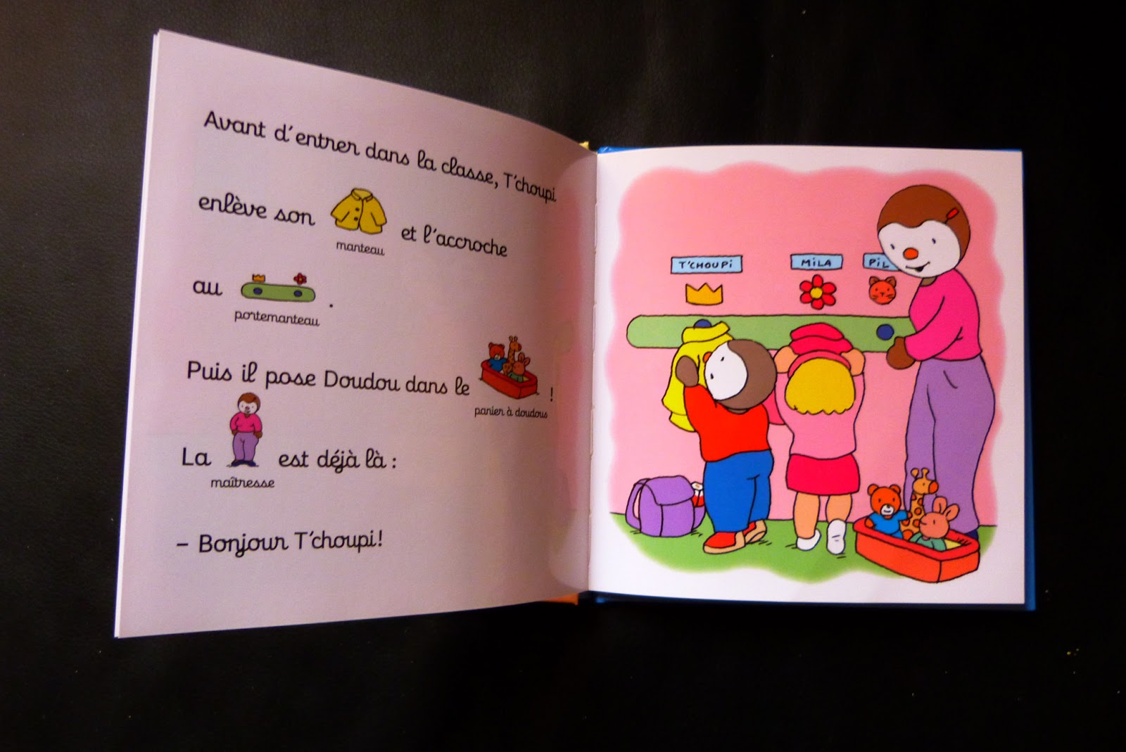 T'choupi à l'école - Histoire à 2 voix Livres OLF   