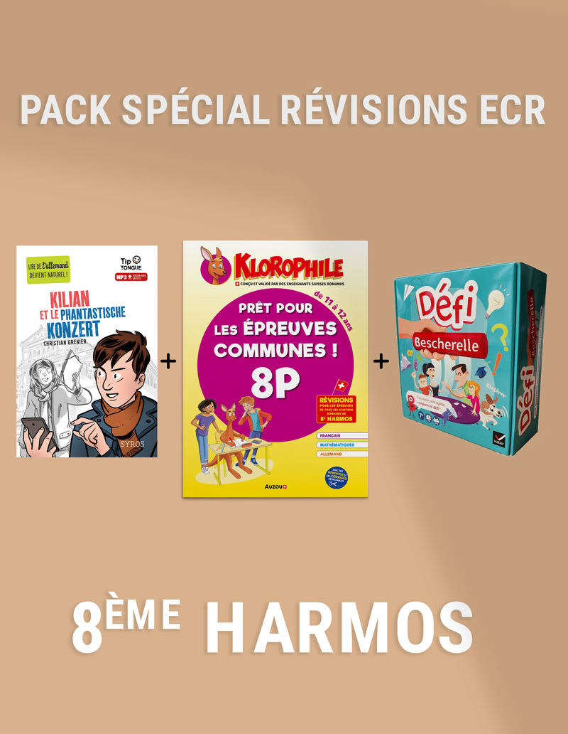 ECR 8ème harmos - Pack Klorophile Spécial Révisions, les ECR en s'amusant Appuis scolaires La Family Shop   