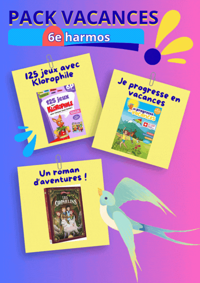 Pack Vacances : 6e harmos