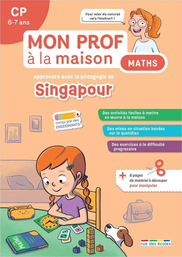 Maths. Apprendre avec la pédagogie de Singapour - 1-2 et 3ème primaire - 6-7 ans Montessori & Steiner La family shop