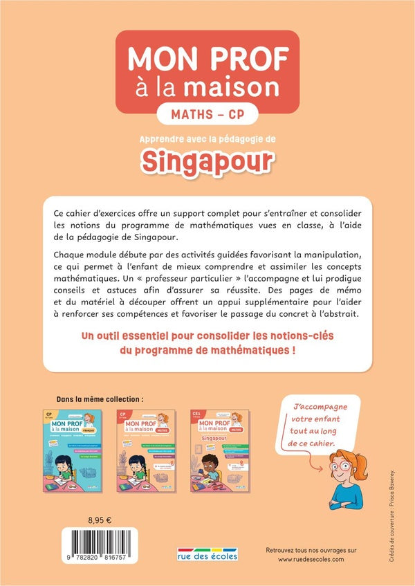 Maths. Apprendre avec la pédagogie de Singapour - 1-2 et 3ème primaire - 6-7 ans Montessori & Steiner La family shop