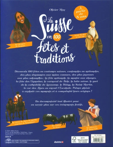 La Suisse en 100 fêtes et traditions Livres La family shop